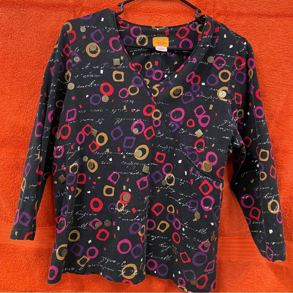 Beautiful Multi Colored Ruby Rd. Top - image 1